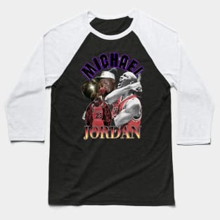 Michael Jordan Retro Bootleg Baseball T-Shirt